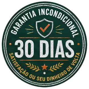Garantia incondicional de 30 dias